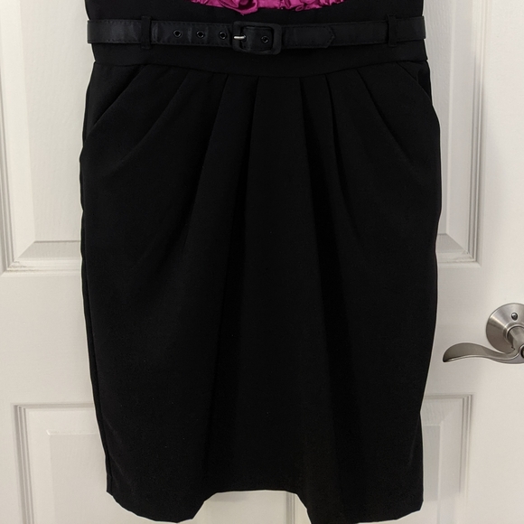 Pink and Black Dress Size 10 - Picture 3 of 4